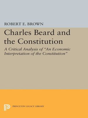 cover image of Charles Beard and the Constitution